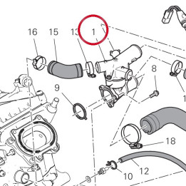 Gicleur ensemble 55320122A — réf. 55320122A | Ducati Store