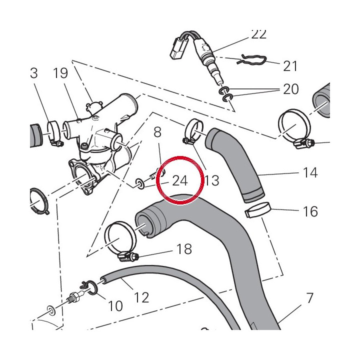 Rondelle 5.3X10X1 85250301A — réf. 85250301A | Ducati Store