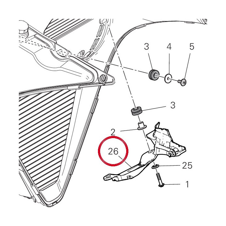 Passe-Cable 75811493AA — réf. 75811493AA | Ducati Store