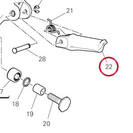 Repose-Pieds gauche — réf. 46410541B | Ducati Store