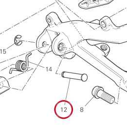 Pivot Repose-Pieds — réf. 82110511AB | Ducati Store