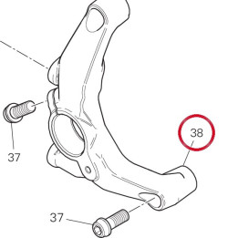 Support droit 8291E071AA — réf. 8291E071AA | Ducati Store
