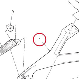 Plaque D. arrière — réf. 82411892BA | Ducati Store