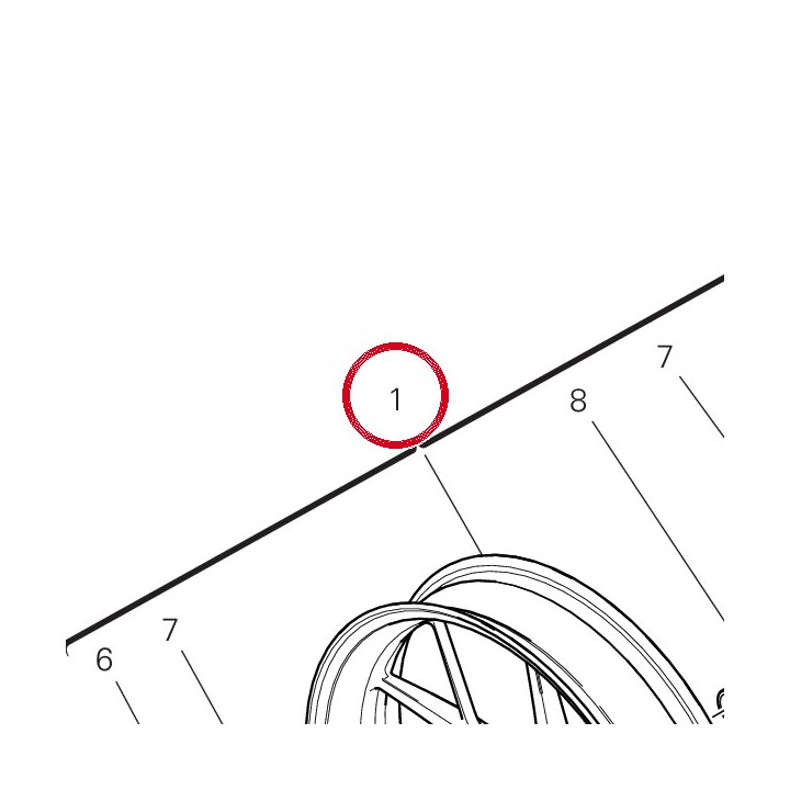 Jante roue av. 50122341AA — réf. 50122341AA | Ducati Store