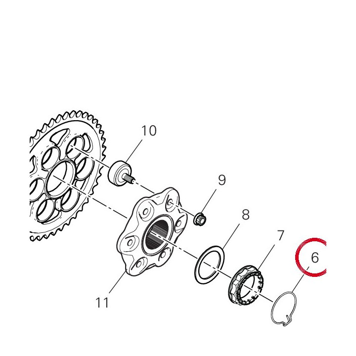 Agrafe 75910222A — réf. 75910222A | Ducati Store