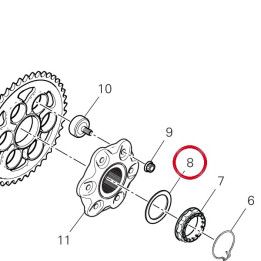 Rondelle 48.5X65X0,5 — réf. 85212211A | Ducati Store