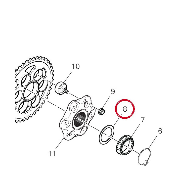 Rondelle 48.5X65X0,5 — réf. 85212211A | Ducati Store