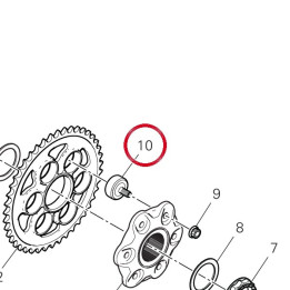 Joint flexible M10X1 — réf. 70010571A | Ducati Store