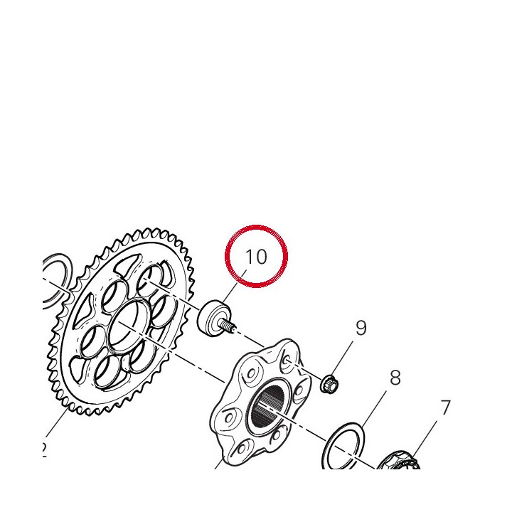 Joint flexible M10X1 — réf. 70010571A | Ducati Store