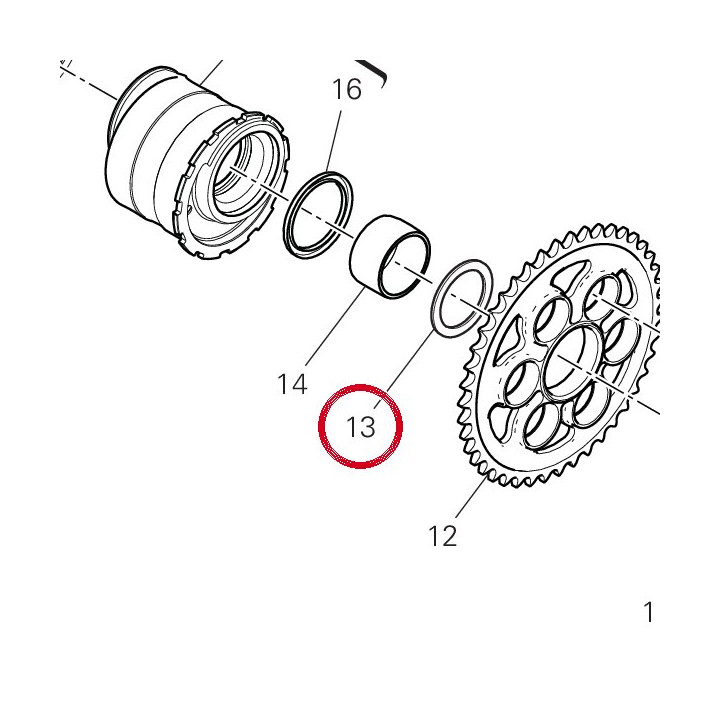 Entretoise 71410751A — réf. 71410751A | Ducati Store