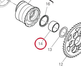 Entretoise interne 88111301A — réf. 88111301A | Ducati Store