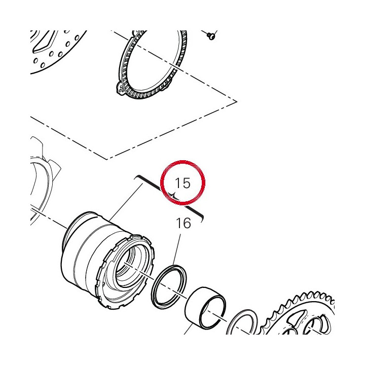 Moyeu 75620171A — réf. 75620171A | Ducati Store