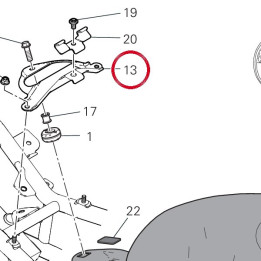 Equerre 8301J211AA — réf. 8301J211AA | Ducati Store