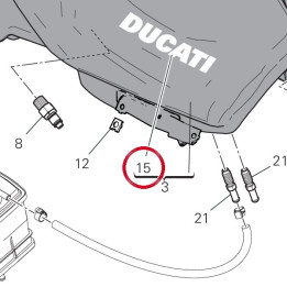 Embleme Ducati 4381D811A — réf. 4381D811A | Ducati Store