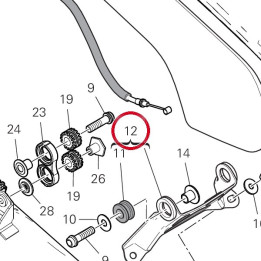Bride avant 830P6513BA — réf. 830P6513BA | Ducati Store