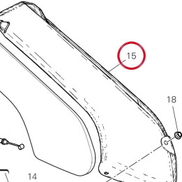 Calotte gauche 46017091AA — réf. 46017091AA | Ducati Store