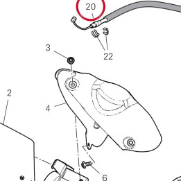 Câble soupape échappement — réf. 73210812A | Ducati Store
