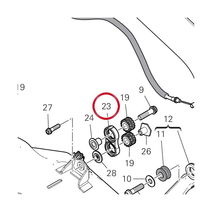 Support 57611021A — réf. 57611021A | Ducati Store