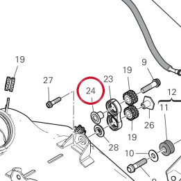 Entretoise 71616001AA — réf. 71616001AA | Ducati Store