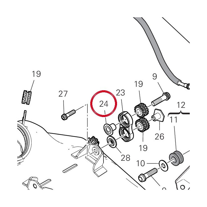 Entretoise 71616001AA — réf. 71616001AA | Ducati Store