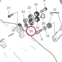 Entretoise 71616061AA — réf. 71616061AA | Ducati Store