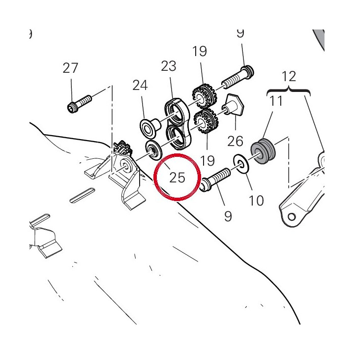 Entretoise 71616061AA — réf. 71616061AA | Ducati Store
