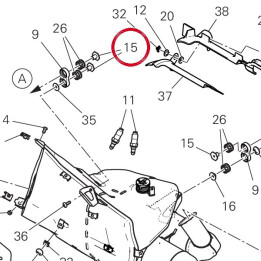 Entretoise 71011491A — réf. 71011491A | Ducati Store