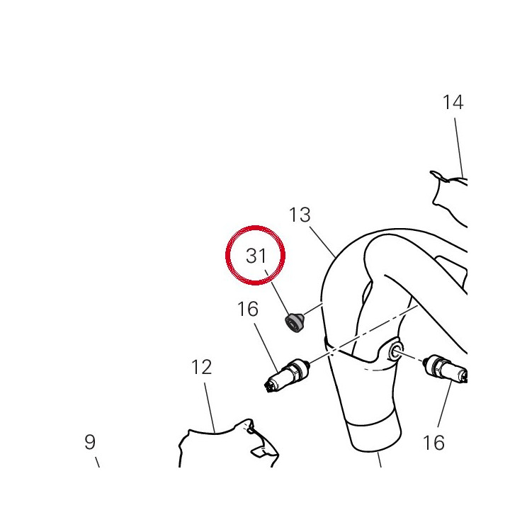 Tampon 86611001B — réf. 86611001B | Ducati Store