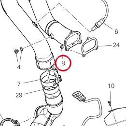 Ecrou 74810241A — réf. 74810241A | Ducati Store