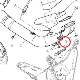 Protection thermique — réf. 46016661A | Ducati Store