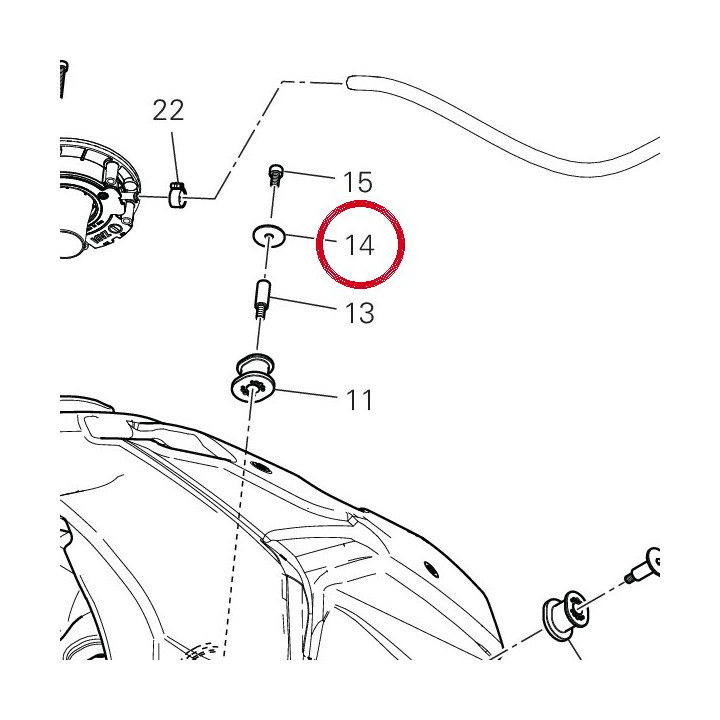 Rondelle 6,4X25X1,5 — réf. 85211961B | Ducati Store