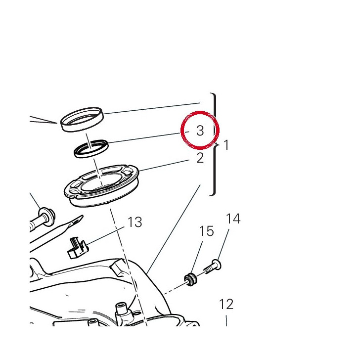 Pare-Poussiere 93041911A — réf. 93041911A | Ducati Store