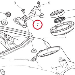 Equerre 83016471AA — réf. 83016471AA | Ducati Store