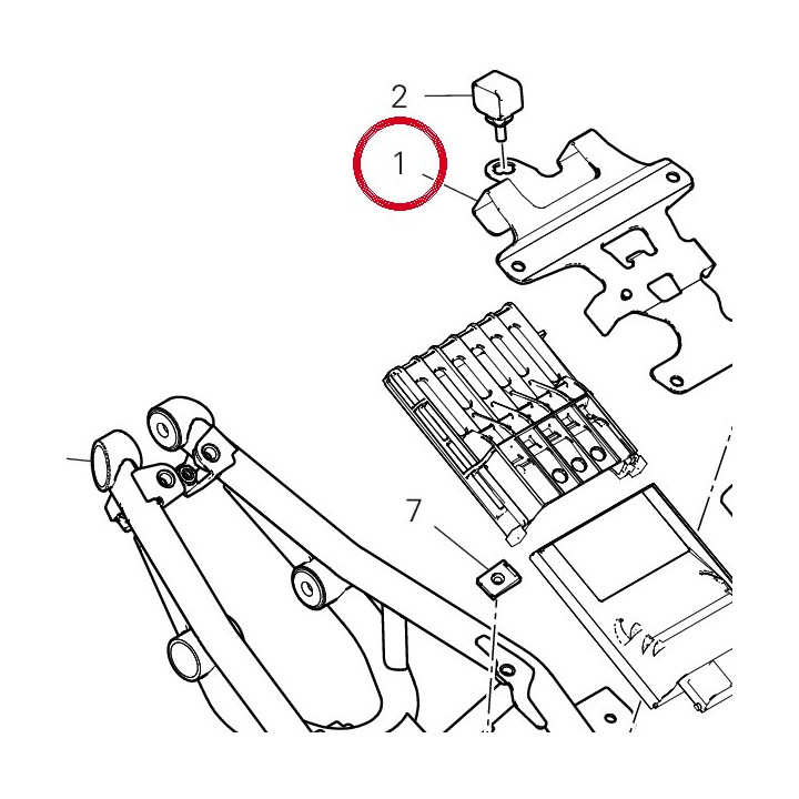 Support 8291I412BA — réf. 8291I412BA | Ducati Store
