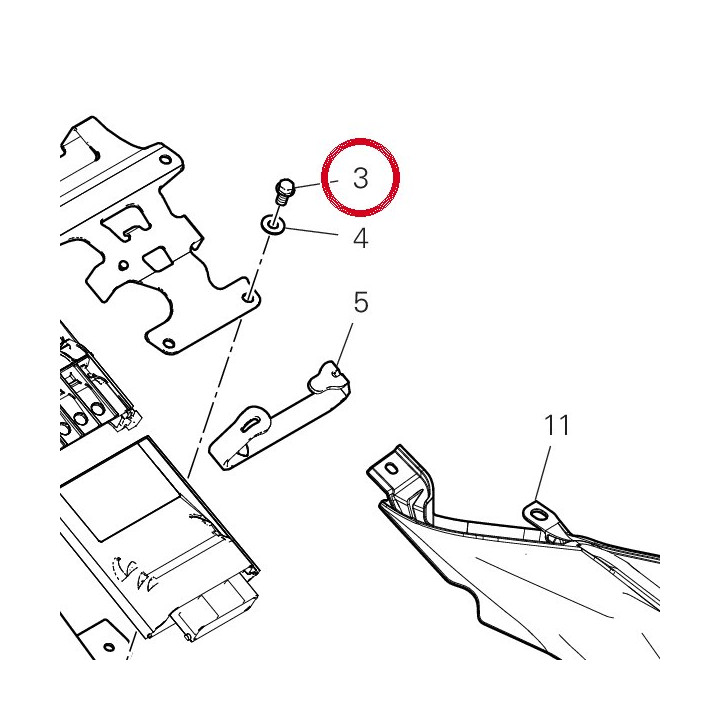 Vis tef M6X12 77250978B — réf. 77250978B | Ducati Store