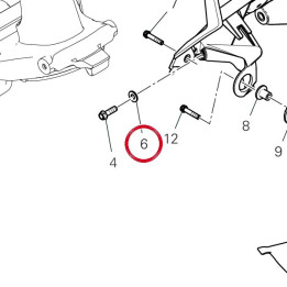 Rondelle 6.4X14X1.2 — réf. 85211601B | Ducati Store