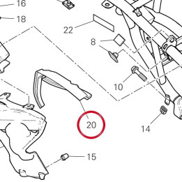 Joint droit 79110951A — réf. 79110951A | Ducati Store