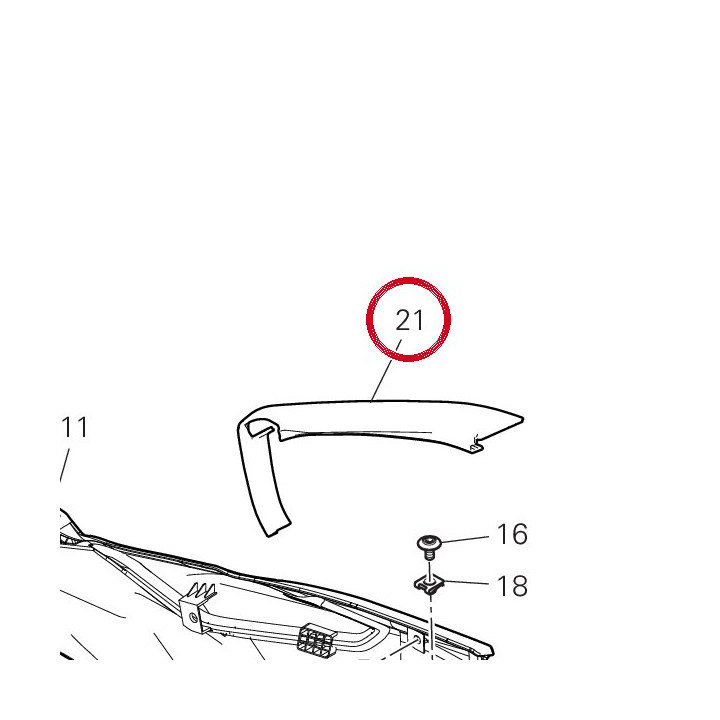 Joint gauche 79110961A — réf. 79110961A | Ducati Store