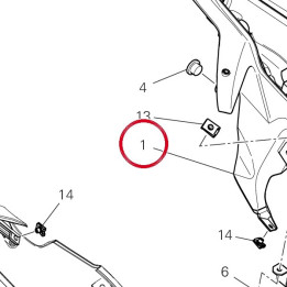 Couvette Porte-Objets — réf. 48312054A | Ducati Store