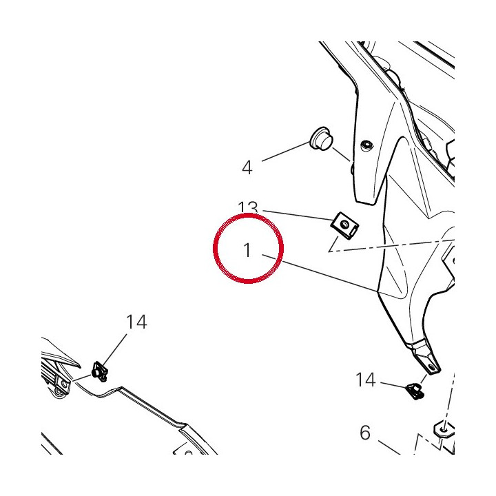 Couvette Porte-Objets — réf. 48312054A | Ducati Store