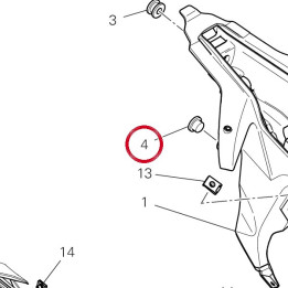 Caoutchouc 76414282A — réf. 76414282A | Ducati Store