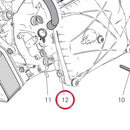 Tuyau horizontale 87611131A — réf. 87611131A | Ducati Store