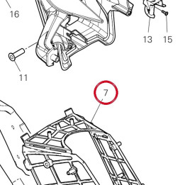 Support 8291I511AA — réf. 8291I511AA | Ducati Store