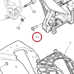 Entretoise 71316142AA — réf. 71316142AA | Ducati Store
