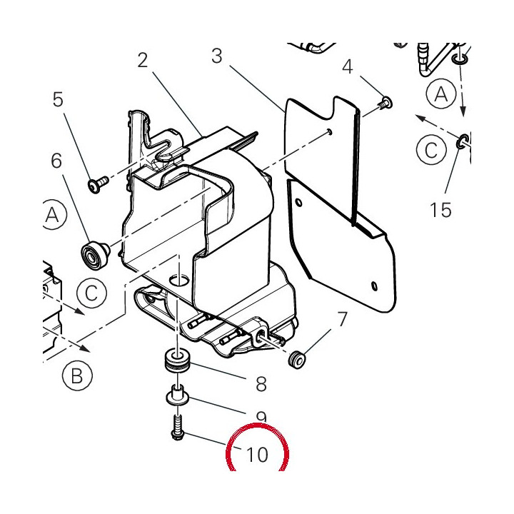 Vis tef M6X20 77251018B — réf. 77251018B | Ducati Store