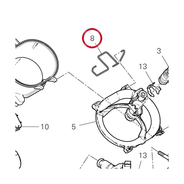 Ressort 79915432B — réf. 79915432B | Ducati Store