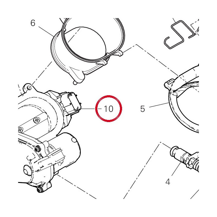 Corps papillon 28241121A — réf. 28241121A | Ducati Store