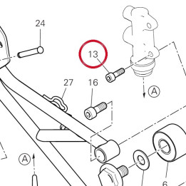 Vis tcei M6X18 77150668B — réf. 77150668B | Ducati Store