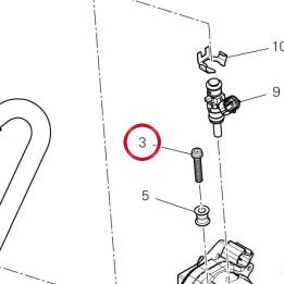 Vis tceif M5X25 77156458B — réf. 77156458B | Ducati Store