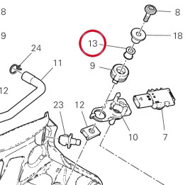 Entretoise 7131D281A — réf. 7131D281A | Ducati Store